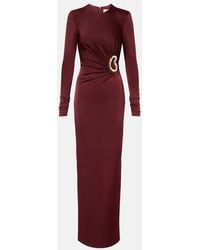 Rebecca Vallance - Mischa Embellished Gathered Jersey Gown - Lyst
