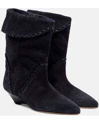Isabel Marant - Edoa 45 Suede Ankle Boots - Lyst