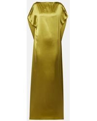 Dries Van Noten - Silk-Blend Satin Gown - Lyst