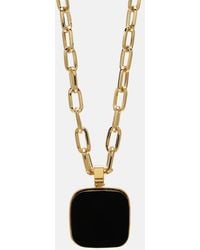 La DoubleJ - Onyx Pendant Necklace - Lyst