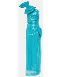 Nina Ricci - Sequined Asymmetric Maxi Dress - Lyst