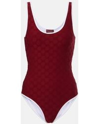 Gucci - Gg Terrycloth Jersey Swimsuit - Lyst