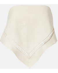 Jonathan Simkhai - Linen-Blend Top - Lyst