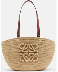 Loewe - Paula's Ibiza Eclipse Medium Raffia Basket Bag - Lyst