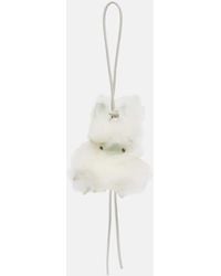 Loewe - Bunny Shearling Bag Charm - Lyst