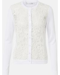 Oscar de la Renta - Lace Cardigan - Lyst