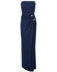 Jonathan Simkhai - Abito Lungo Emma Con Ruches - Lyst