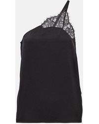 JW Anderson - Lace-Trimmed Satin Camisole - Lyst