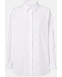 The Row - Esetan Cotton Poplin Shirt - Lyst