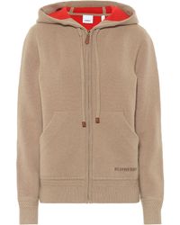 burberry hoodie womens brown