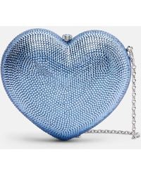 Judith Leiber - Clutch L'Amour Petit Coeur Mit Kristallen - Lyst