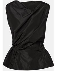 Simone Rocha - Draped Taffeta Top - Lyst