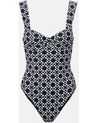 Jonathan Simkhai - Bedruckter Badeanzug Lexi - Lyst