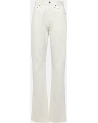 Loro Piana - Cotton And Silk Straight Jeans - Lyst