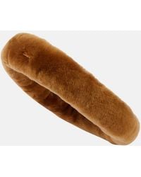 Chloé - Shearling Headband - Lyst