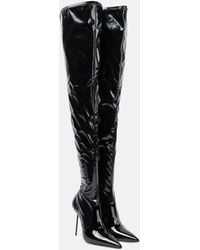 Paris Texas - Lidia Latex Over-the-knee Boots - Lyst