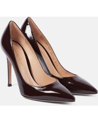 Gianvito Rossi - Gianvito 105 Patent Leather Pumps - Lyst