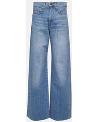 Veronica Beard - Taylor High-Rise Wide-Leg Jeans - Lyst