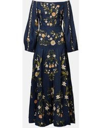 Agua Bendita - Senlis Off-Shoulder Cotton Maxi Dress - Lyst
