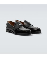 Christian Louboutin - Penny Flat Calf Abrasviato Leather Loafers - Lyst