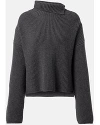 JOSEPH - Ribbed-Knit Wool-Blend Turtleneck Sweater - Lyst