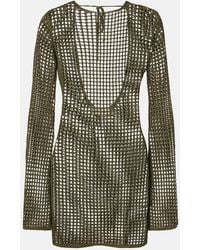 Bananhot - Serena Open-Knit Minidress - Lyst