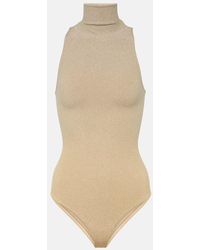 Wolford - Fading Shine Turtleneck Bodysuit - Lyst