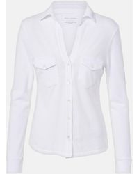Nili Lotan - Liam Cotton Shirt - Lyst