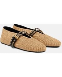 Alaïa - Ballerinas With Double Strap - Lyst