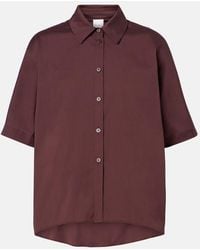 Max Mara - Pittura Cotton-Blend Shirt - Lyst