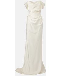 Vivienne Westwood - Bridal Nova Cocotte Satin Corset Gown - Lyst