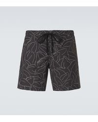 Brioni - Printed Swim Trunks - Lyst