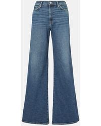 7 For All Mankind - High-Rise Wide-Leg Jeans Luxe Vintage - Lyst