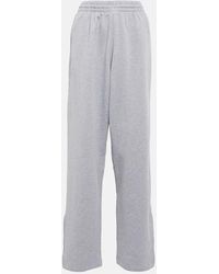 Wardrobe NYC - X Hailey Bieber pantalones anchos de algodon - Lyst