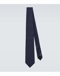 Gucci - Tie With All-Over Gg Motif - Lyst