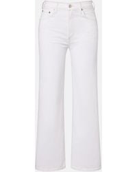 Agolde - Harper Crop Wide-Leg Jeans - Lyst
