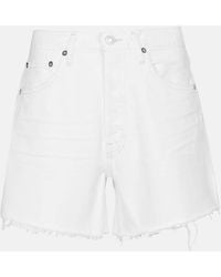 Agolde - Parker Mid-Rise Denim Shorts - Lyst
