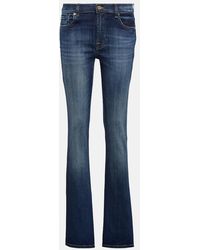 7 For All Mankind - Low-Rise Bootcut Jeans - Lyst
