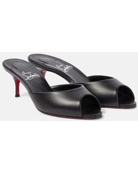 Christian Louboutin - Me Dolly Leather Mules - Lyst