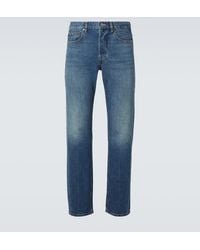 FRAME - Jean Droit The Straight A Taille Mi-Haute - Lyst