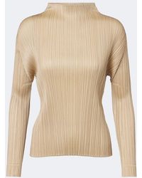 Pleats Please Issey Miyake - Monthly Colors: October Pleated Top - Lyst