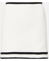 Nina Ricci - Cotton-Blend Tweed Miniskirt - Lyst