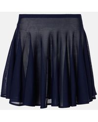 Alaïa - Knitted Miniskirt - Lyst