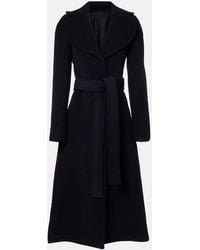 Alaïa - Mantel Aus Wolle - Lyst
