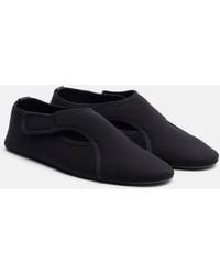 Alaïa - Flex Leather-Trimmed Ballet Flats - Lyst