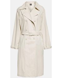 A.P.C. - Irene Cotton-blend Trench Coat - Lyst