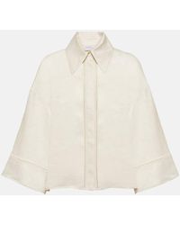 Max Mara - Robinia Linen Canvas Oversized Shirt - Lyst