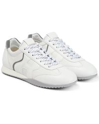 Hogan Olympia-z Leather Trainers - White