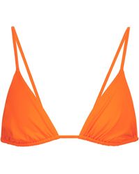 Eres Top de bikini Mouna triangular - Naranja
