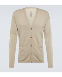 Rick Owens - Peter Wool And Cotton Cardigan - Lyst